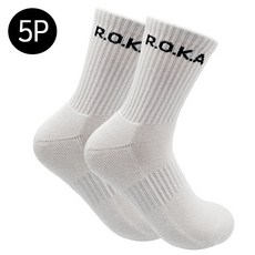 국산 군인 군대 밀리터리 스포츠 중목 두꺼운 양말 ARMY ROKA 707 공수윙 5켤레 세트, 02_R.O.K.A 5켤레