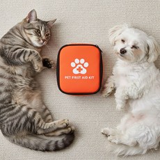 안전닷컴 반려동물 응급 키트용 휴대용 지퍼 파우치 케이스
