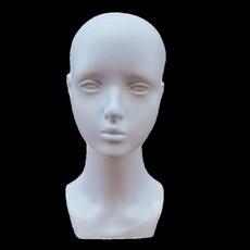 모델 여자 진열 모자 상반신 피규어 의류 인테리어 매장, 1개, 수선된 여성용 내추럴화이트