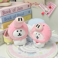 臺灣出貨 10cm 娃衣 豬鼻頭套 娃娃頭套 10cm娃通用 自嘲熊娃衣 棉花娃娃 娃娃衣服 可愛娃套 豬豬頭套 娃娃裝, 1個, 短鼻（僅頭套）,10cm娃 頭圍24cm以內