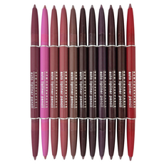 1+1+1 미라클다인 지워지지않는 듀얼 오토 립라이너 펜슬, 3개, NO21 c 코코아