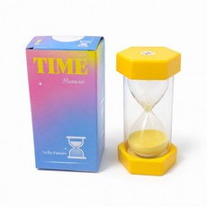 이중구조 안전 3분 모래시계 어린이집 찜질방 명상 타이머 옐로우, 본상품, 상세페이지 참조