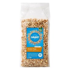 Davert 다베르트 스펠드 팝스 170g - 향기로운 팝핑된 스펠트 곡물 가볍고 부드러우며 고소한 맛 100 유기농 품질 1개