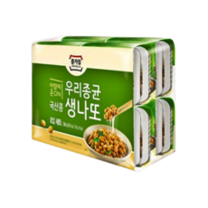 종가집 국산콩 생나또 48g x 8입, 384g, 8개