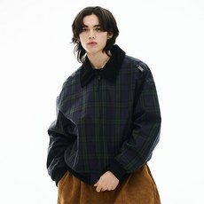 Tiger Bp Collared Jacket Navy Check