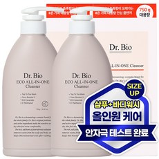 닥터바이오 에코 올인원 클렌저, 750g, 2개