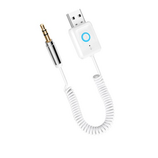 코시 차량용 블루투스 리시버, AT4116 bT, WhiTE