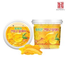 견과공장 촉촉한 건망고 말랭이 230g(용기)
