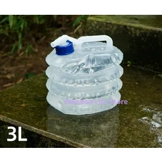 휴대용 물 양동이 수도꼭지 캐리어 포함 저장 용기 야외 캠핑 요리 피크닉 하이킹용 주전자 7.5L, 01 3L