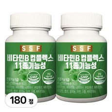 순수식품 비타민B 콤플렉스 비타민비 180정(6개월분), 2개, 90정