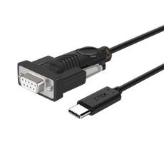 Z-TEK RS232母頭轉TYPE-C影音轉接線，輕鬆連接，穩定傳輸，影音設備擴展, 1個, ZE761
