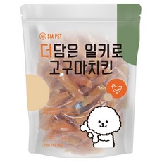 SMPET 더담은 일키로 수제 건조간식, 고구마치킨, 1kg, 1개