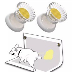 올원픽 배변패드판 배변판 반려견 실리콘 강아지, 1개, 옐로우 패드 고정기 [2개 세트]