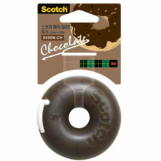 스카치 매직 테이프 펜시 디스펜서 도넛, 초콜릿, 2개