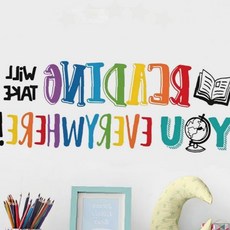 포인트 영문 부착 글귀 문구 학습공간 꾸미기 데코 월데코 아동방 벽면 인테리어, 상세페이지 참조