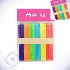 하드바 칼라 소 혼합 아동미술재료 나무막대