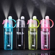 Now. B 運動噴霧水杯, 無彩盒藍色 400ml, 1個