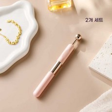 2in1 장신구착용보조기 팔찌끼우는기구/귀고리 착용 보조 도구 핀셋 도구 팔찌 보조도구 걸쇠 | 혼자서 팔찌 착용 어시스트 툴(양쪽 독특 디자인 악세서리 착용 필수 도구), 연분홍*2, 박스형