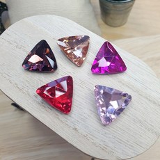 18mm삼각 팬시스톤 (10개), 라이트시암, 1세트