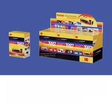 카메라 키링 가챠박스 미니어처 디자인 블라인드박스 상품, Kodak Charmera 풀 세트 박스, 기본 색상