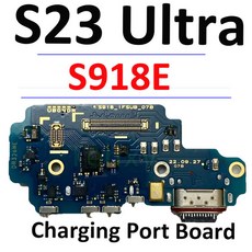 USB 충전 포트 보드 메인 신호 마더보드 LCD 플렉스 케이블 S23 울트라 S918B S918E S918U 교체, [02] S918E-Dock, 1개