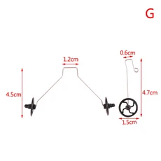 1세트 RC 폼 핸드 던지기 글라이더 랜딩 기어 (휠 비행기 액세서리 포함) Cessna J-11 SU27 F22, 08 G