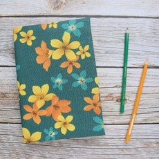 手工書衣書套【秋意】可調厚度 A6 A5 B6文藝書本保護, 1個