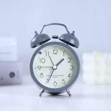 무소음 엄청 시끄러운 탁상용 자명종 알람시계, 5. 미드 그레이