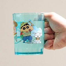 짱구 컵-스파클링 손잡이 YP9355, 짱구-S0389, 1개