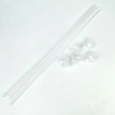 스틱 40cm 투명 풍선 10P 막대 막대기, 상세페이지 참조, 상세페이지 참조