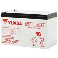 YUASA 湯淺 NPA9-12 頭等艙電池 NP7.2-12 12V7Ah 不斷電系統 緊急照明 辦公設備 監控系統 消防系統, 1個, 1