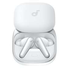 Soundcore Liberty 5 降噪真無線藍牙耳機，藍牙5.4，IP55防水防塵，舒適佩戴，純淨音樂, 冰瓷白, A3957