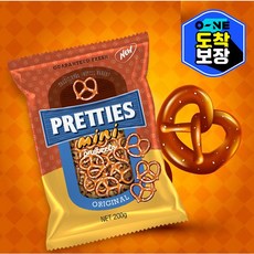 프레티스 미니 프레첼, 200g, 4개