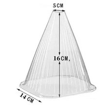 그린진스 모종 덮개 플라스틱 커버 방충 투명한 농업용 재사용, 소형 30개, 1개