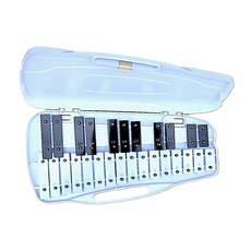 명창 실버스타 공명실로폰 27키 (백색) 피아노건반 스타일 [실.채포함], 1개, 백색, 27판