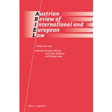 (英文圖書)Austrian Review of International and European Law 2023 精裝版, Brill Nijhoff, 英文