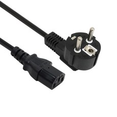 넥시 컴퓨터 모니터 프린터 3구 전원 코드 선 AC 220V 파워 케이블 블랙, 3m, 1개 3m, 1개