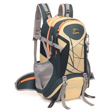 戶外全套通勤旅行旅遊軍訓十八怪戶外登山包登山防水雙肩包, 卡其