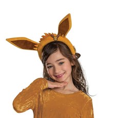 Disguise 포켓몬 이브이 귀 공식 아동용 사이즈 이브이 포켓몬 코스튬 헤드기어 원 사이즈 8 이상