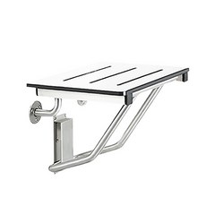 【海夫健康生活館】宜康YIKA 居家用 無障礙 不銹鋼 抗倍特板 洗澡椅 沐浴椅(450x320x400mm), 1個