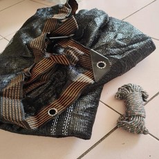 발코니 가림막 발코니 스크린썬 스크린 UV 보호 그늘 천 직사각형 HDPE 선블록 메쉬 커버 그로밋 두꺼운 차, 08 2x5m