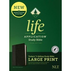 (영문도서)NLT Life Application Study Bible Third Edition Large Print (Leatherlik... Imitation Leather, Tyndale House Publishers, English, 9781496439383