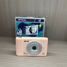 5000萬像素復古數位相機 4K高清錄影 美顏濾鏡 輕巧便攜, 1個, 櫻花粉高清錄像+雙箭頭自拍+閃光燈多濾鏡