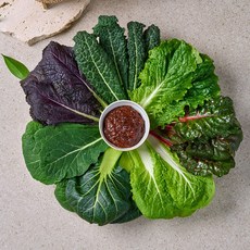 자연진리국내산 순창 모듬 쌈채소 600g 800g 1kg, 모듬 쌈채소 800g, 1개