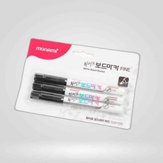 화이트 보드마카 파인3본 검정색 검정마카 칠판마카 블랙마카 화이트보드마카 검정마카, 본상품
