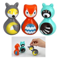 2세 어린이집 귀여운동물 아기오뚝이3종 오뚝이볼, 1개