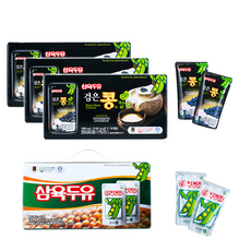 삼육두유 검은콩과 칼슘 60팩 오리지널 20팩 파우치 두유 190ml 총 80팩, 80개