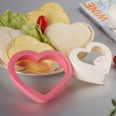 우리사랑 하트 샌드위치틀 식빵틀 커터 K607, 단품, 1개