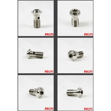 PROTI BREMBO 油管螺絲 鈦螺絲 正鈦 卡鉗油管螺絲 總泵油管螺絲 P1.0 現貨供應, 1個, 鈦原色