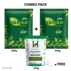 Godrej Nupur Henna 500g+500g Get H&C Indigo Powder 100g FREE Combo pack, 1개, 메한디